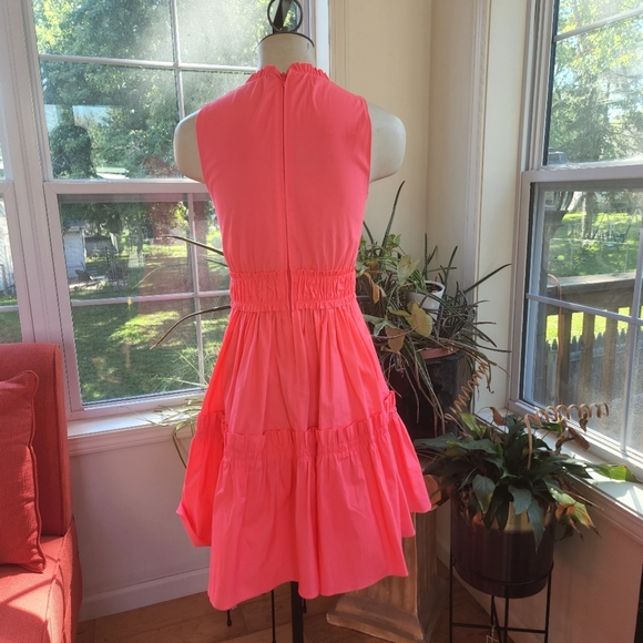 NWOT Lilly Pulitzer Elina Tiered Ruffled Sleeveless  Mini Dress Size 00 - Picture 5 of 7